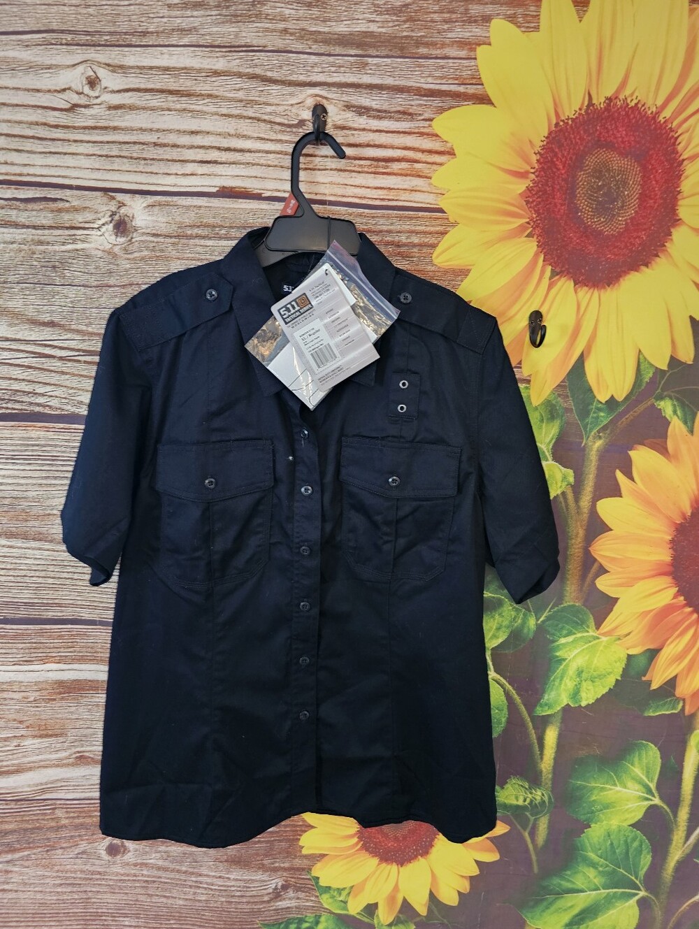 5.11 Tactical Short Sleeve Shirt Jacket - Black